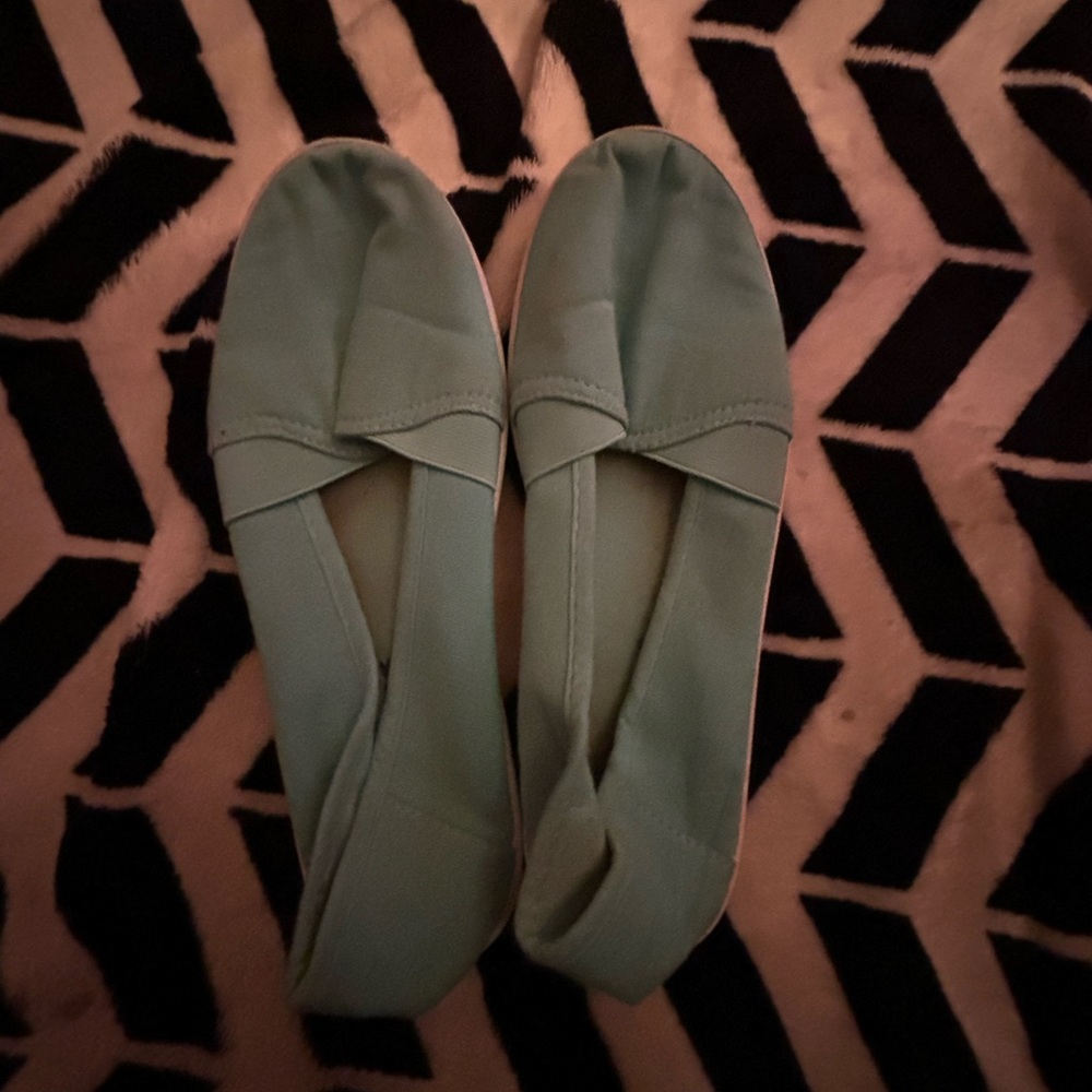 Teal sandals
